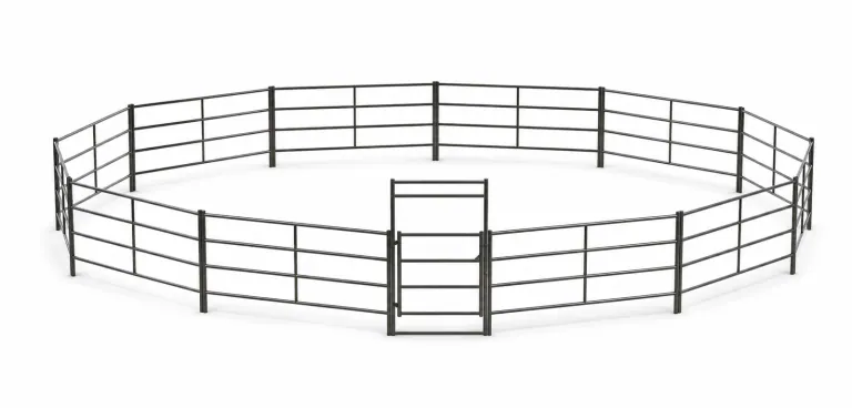 40ft Round Pen (4-Rail) 14-Gauge Steel