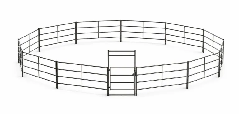 50ft Round Pen (4-Rail) 14-Gauge Steel